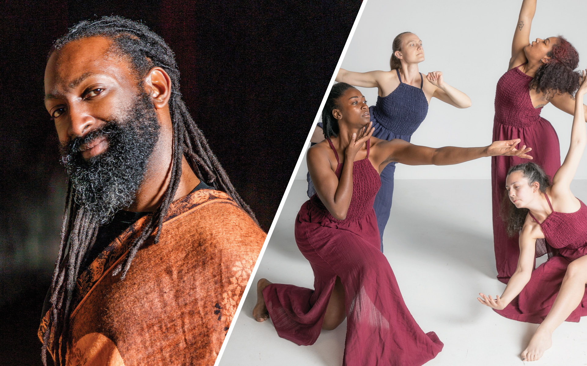 Oakland native Antoine Hunter (aka Purple Fire Crow) is an award-winning and internationally known African American, indigenous, Deaf, and disabled choreographer, dancer, actor, instructor, speaker, producer, and Deaf advocate. Hunter founded the Urban Jazz Dance Company in 2007 and the Bay Area International Deaf Dance Festival in 2013. The Urban Jazz Dance Company’s mission is to uplift and provide opportunities for Deaf, hard of hearing, and disabled artists from marginalized backgrounds. The company amplifies visibility and creates opportunities through programming including dance classes for deaf and hearing dancers, international festivals, school engagements, community workshops, and more.