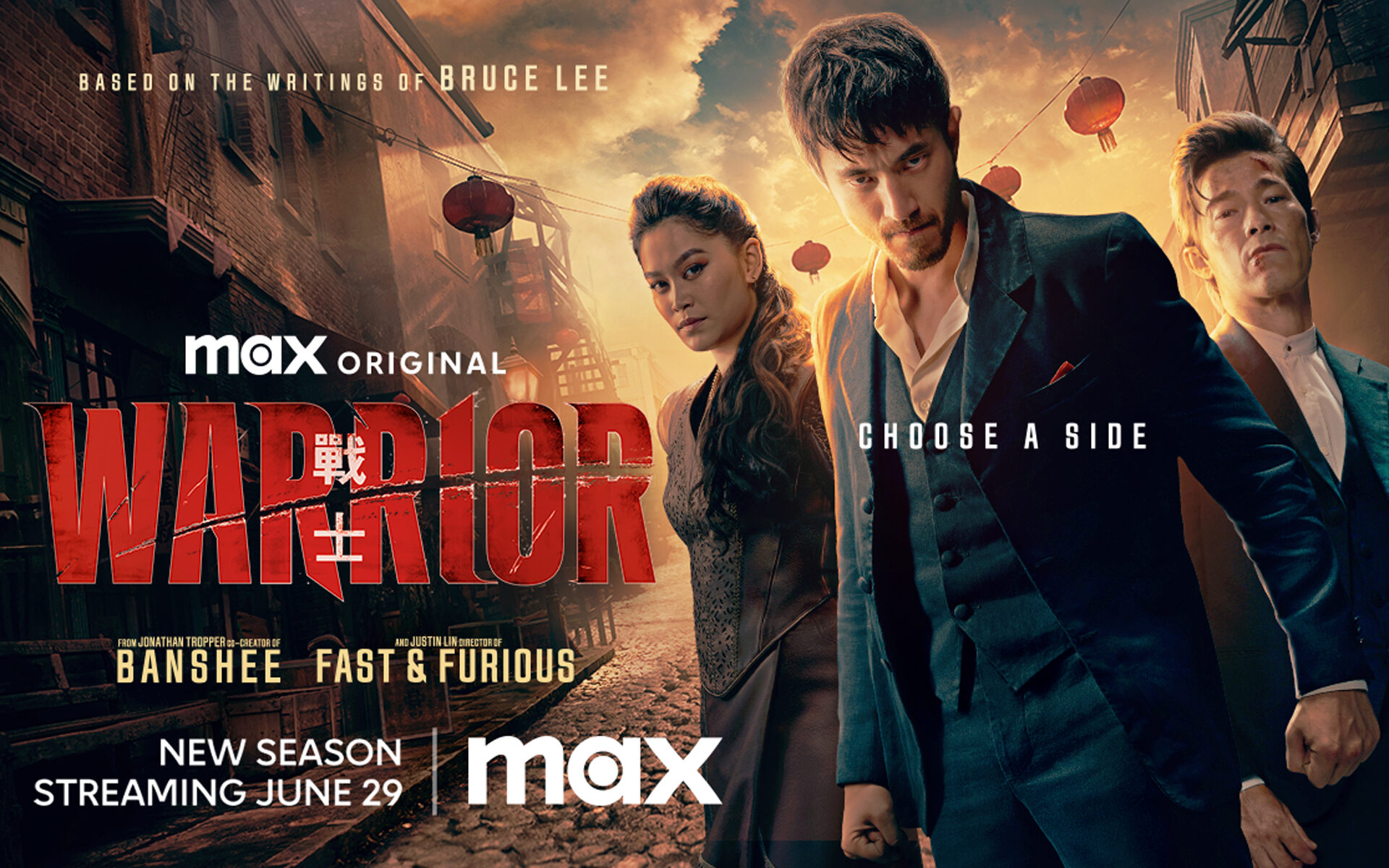 WARRIOR: HBOMAX Picks Up Season 3 of the Bruce Lee Inspired